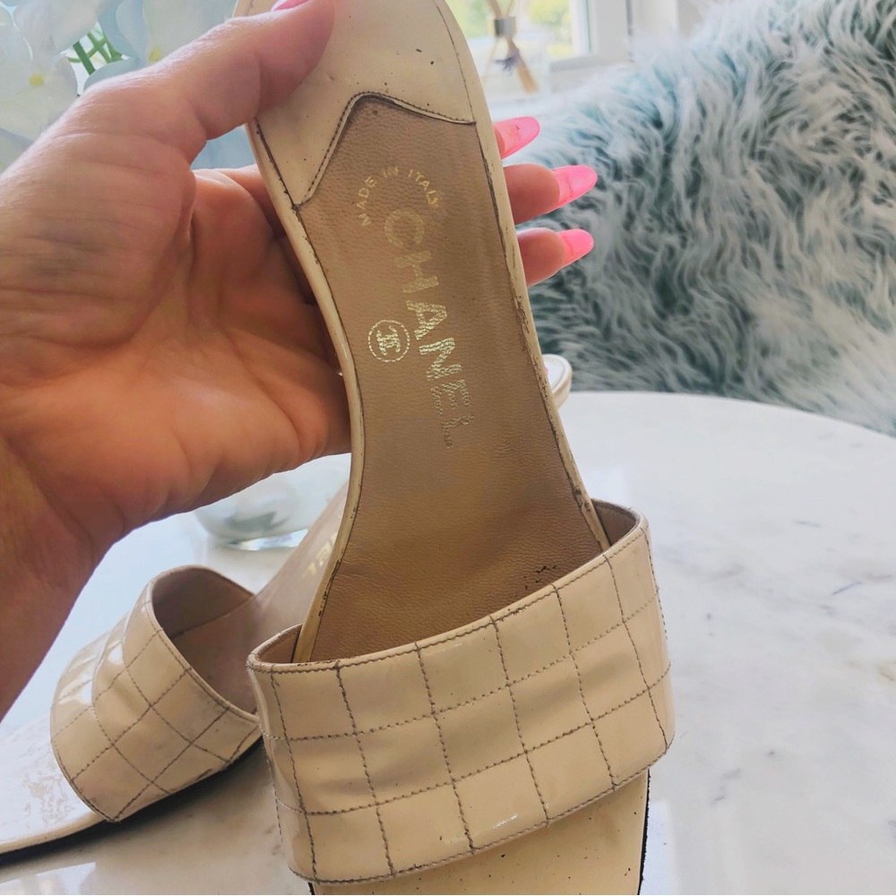 Chanel sandals 38 1/2 - Picture 3 of 5